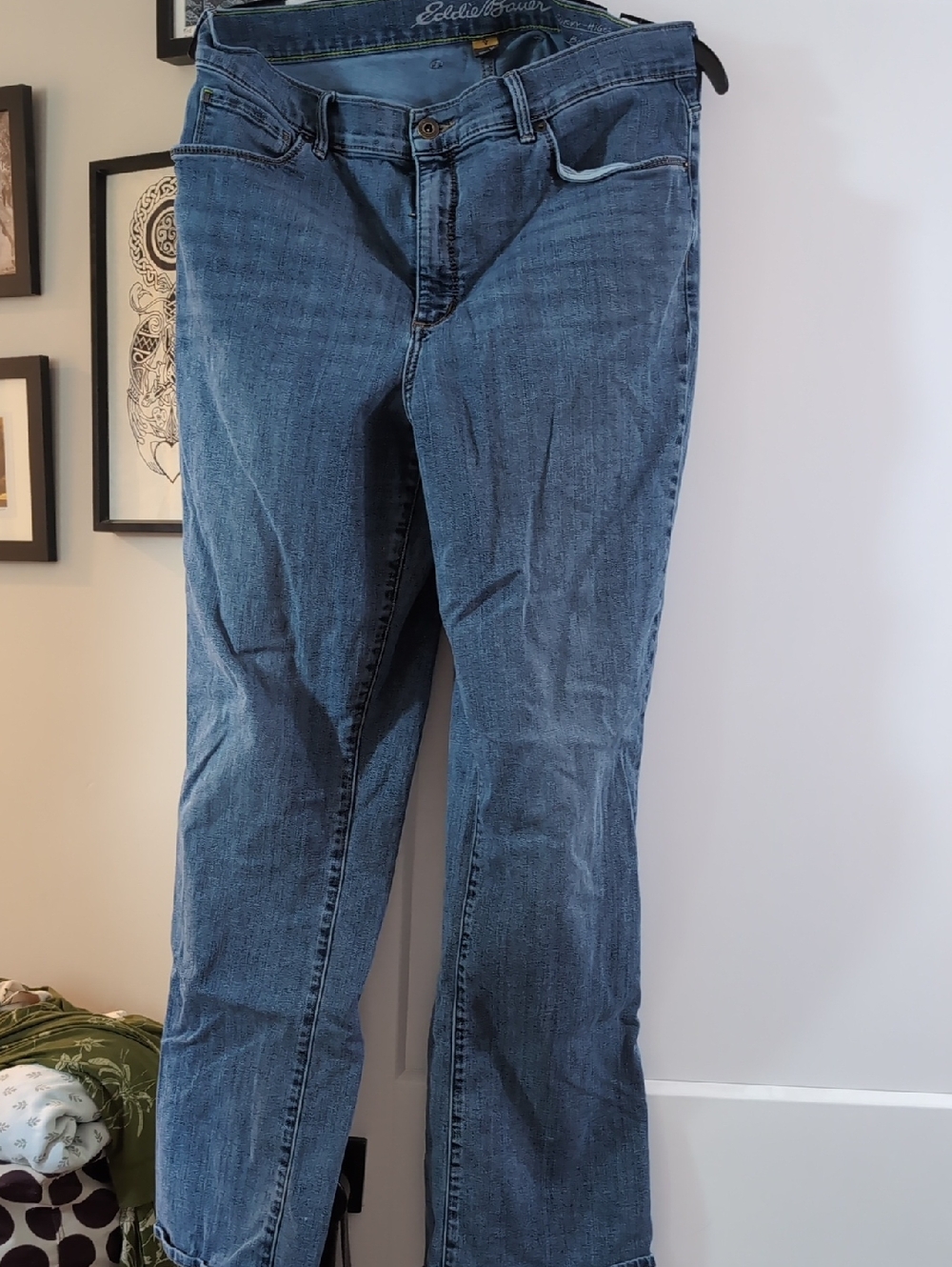 Eddie Bauer Women's Medium Blue Boot-Cut Jeans